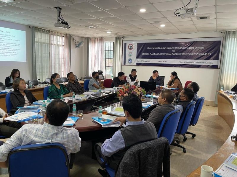 Nagaland line departments oriented on People’s Plan Campaign